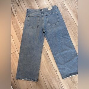 Agolde Women's Straight Blue Jeans